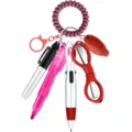 Krankenschwester Stift Set Abzeichen Rolle Zubehör Mini Pflege Kugelschreiber Werkzeuge - Rosa