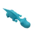 Jouet de decompression dinosaure TPR souple bleu, squishy anti-stress rigolo variante. - Dinosaure Lance-Pierre (Style Aléatoire) / Bleu