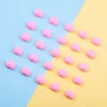 Mini cute 3D peach butt TPR soft stickers DIY phone case anti-collision decompression toys - Butt Stickers