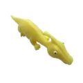 Jouet de décompression dinosaure en caoutchouc souple TPR jaune, jolie figurine anti-stress. - Dinosaure Lance-Pierre (Style Aléatoire) / Jaune