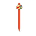 Süßer roter Cartoon-Gelstift mit kreativem Paletten-Aufsatz, ideal für Schule und Büro. - Zeichenbrett-Stil / Orange