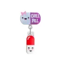 Niedlicher Kapsel Krankenschwester Ausweishalter einziehbarer Acryl Badge Reel für Ausweise. - Pille