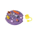 Niedliche Ente Strohhalm Abdeckung Glitzer Acryl Tassen Namensschild DIY Mikro Landschaft - Ente Stil Fertiges Produkt
