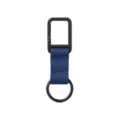 Moschettone in metallo portatile con cinturino in nylon per cappello esterno e chiavi multifunzione - Blu