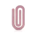 Rosa Glitzer Büroklammer Acryl Lesezeichen stilvolles DIY Deko Anhänger Accessoire - Rosa Glitzer Pailletten Stil (7)