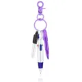 Detailaufnahme des Mini-Krankenschwester-Stift-Sets mit tragbaren Markern und Clip. - Lila