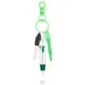 Nahaufnahme des Mini-Krankenschwesterstift-Sets, tragbarer Schlüsselanhänger mit Markierer. - Grün