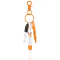 Mini Krankenschwester Stiftset mit Schlüsselanhänger, Multifunktionskugelschreiber und Markern. - Orange