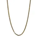 Goldene Edelstahl schwarze Strass Tennis Halskette Variante, elegante geometrische Kette. - Schwarz