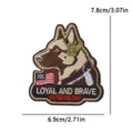 US veterans military dog embroidery patch DIY tactical combat uniform badge appliques - Military Dog Flag Patch (PE19254CT)