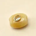 Exquisites naturstein diy anhänger zubehör mit eingebettetem kristallstein für halsketten design. - Nur Anhänger (Ohne Kette) / C10-Topas