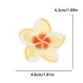 Parche bordado con forma de flor DIY insignia decorativa para ropa y bolsos de moda - Flor de Cinco Pétalos (PE17080CT)