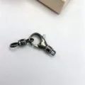 Gunmetal plated micro pave spring clasp for DIY handmade bracelets and necklaces accessories. - Gunmetal