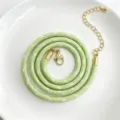 3mm bunte gepunktete Polyester Kordel DIY handgemachte Halskette Detail Ansicht - C01-14