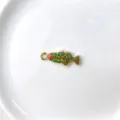 Pendentif poisson émaillé coloré pour collier bracelet DIY accessoire de bijoux - Pendentif Seul (Sans Chaîne) (P01-19)