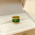 10mm vergulde groene zirkonia rond gat sieraden tussenkraal hanger accessoire sjiek - Maat 11