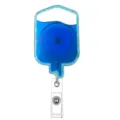 Porte-badge liquide en acrylique infirmière rétractable avec clip de carte brillant - Style 3