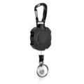 Llavero retráctil resistente con mosquetón y cable de alambre de acero para senderismo. - Estilo 3