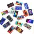 Colorful infinity cube fidget toy, stress relief hand toy with various printing patterns. - Multicolor