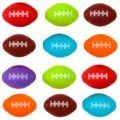 Colorful rugby fidget spinner toys, stress relief spinning finger toys for kids and adults. - Rugby Fidget Spinner / 1 Piece/Pack (5x3cm) / Random Color