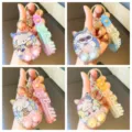 Mini handheld water ring toss game keychain, cute cartoon animal design, fun nostalgic toy. - Water Game Keychains - Style A