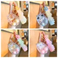 Cute cartoon water game keychain mini arcade toy ring toss sensory toy for kids and adults - Water Game Keychains - Style D