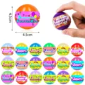 Colorful surprise plastic capsule toys, 4.5cm assorted colors gashapon blind box toys - 4.50cm / Multicolor
