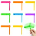 Colorful party noisemaker handheld ratchet toy, perfect for festive cheering and celebrations. - Hand-Crank Whistle / 6.5x6.1cm / Multicolor