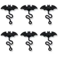 Halloween black bat sticky wall crawler toys, fun stretchable prank novelty toys, 6pcs pack. - Sticky Bat