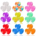 Juguetes antiestrés coloridos en forma de corazón con perlas de agua set de nueve colores. - Bola de Cuentas de Agua de Corazón / 11.00g / Cuentas de Agua de Corazón Multicolor