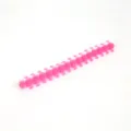 Pink caterpillar fidget toy TPR stretchy string sensory stress relief toy for kids - Hairy Caterpillar (Red)