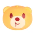Cute yellow bear squeeze toy, soft stress relief decompression squishy fun toy for kids adults. - Bear Head / 42.00g / Yellow