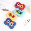 Bone-shaped magic bean puzzle toy rotating fingertip intelligence game colorful rolling ball - Multicolor