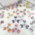 Cute cartoon animal fidget spinner toys set for stress relief and kids entertaining play. - Chibi Animal Tri-Spinner / 7.60g / Multicolor