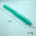 TPR caterpillar fidget toy stretchy sensory decompression toy novelty stress relief gift 23.5cm - Hairy Caterpillar (Green)
