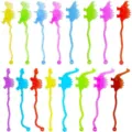 Colorful stretchy dinosaur sticky toys set, assorted translucent novelty party favor toys. - Sticky Dinosaur Mixed Style Approx 4.7g