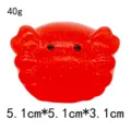 Red glitter squishy crab stress relief toy cute soft rubber fidget toy antistress gift 40g - Large Glitter Crab