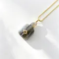 Collier pendentif tortue sculpté en agate naturelle bijou élégant semi-précieux SKU - Tortue Brune (E15)