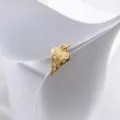 Gold Herz Anhänger Zirkon eingelegt Kupfer DIY Mode Schmuck Charm Zubehör Variante - Stil A / Nur Anhänger (Ohne Kette) / Gold