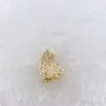 Exquisite rhinestone angel wing charm for DIY bracelet and strap decoration accessory. - Gold Angel Wings Style (Style 52)