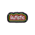 Regenboog Autistisch geëmailleerde speld badge, kleurrijke legering broches voor kleding. - CZ1996