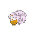 Καρφίτσα σμάλτου Science is real φιάλη χημείας διακριτικό σακίδιο μέταλλο χαριτωμένο - Στυλ Χημικής Φιάλης Εγκέφαλος (CZ0307-2)
