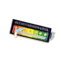 Spilla in smalto carina con design del livello di radiazioni oceaniche e delfino per zaini. - CZ0182-2