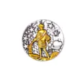Wassermann Sternzeichen Metall Brosche Anstecknadel Retro Stil Kleidung Zieraccessoire - Wassermann (CZ0058-5)