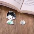 Cute cartoon boy enamel pin metal badge sweet student schoolbag decoration lapel pin - Boy Style (CZ0115-4)
