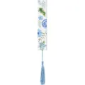 Marcador de libros acrílico con diseño de flores azules y borla ideal para los lectores - Azul claro