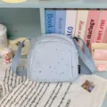 Light blue star crossbody bag, sweet style shoulder bag for daily casual use and outdoor travel. - Blue