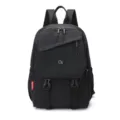 Zaino casual multifunzionale nero, tessuto resistente, ideale per i viaggi quotidiani. - Nero Grande