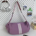 Lassische lila Reise Sporttasche grosse Kapazitaet Fitness Schultertasche fuer Damen - Lila