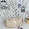 Leichte reise umhaengetasche grosse kapazitaet beigefarbene schulter sporttasche fuer damen - Beige